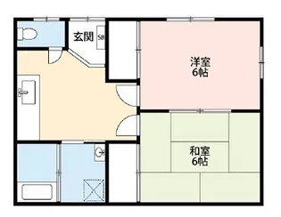 長滝アパート【1階】の間取り