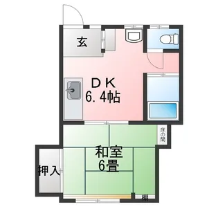 コーポ原田【2階】の間取り