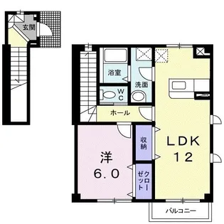 プリムローズI【2階】の間取り
