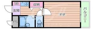 ハイムタケダT-7【8階】の間取り