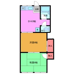 メゾン川原【2階】の間取り