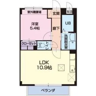 アメニティ葛谷【1階】の間取り
