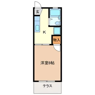 メゾン江戸橋【1階】の間取り