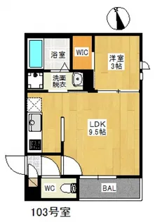 Grandtic 江波本町【1階】の間取り