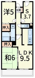 パークサイド・UT【2階】の間取り