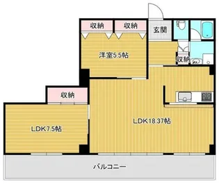 シャルムみつひろ【9階】の間取り