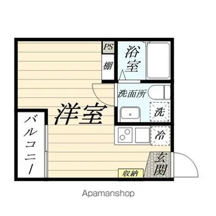 シャルマン国立【3階】の間取り