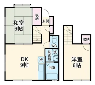 ツートンハイツ【2階】の間取り