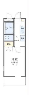 レオパレスフェーリアI【2階】の間取り