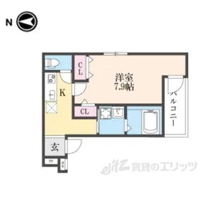 フジパレス阪急武庫之荘駅西3番館【2階】の間取り