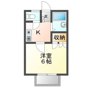 カーサノビリティ【2階】の間取り