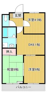 メゾンシャインII【2階】の間取り