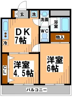 アビタシオン西荻【2階】の間取り