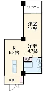 blanco cubo【4階】の間取り