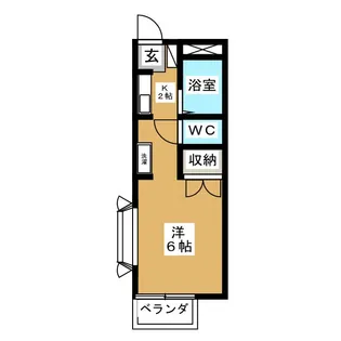 ドミール平町【1階】の間取り