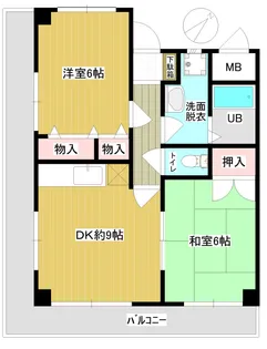 エクシード高野【3階】の間取り