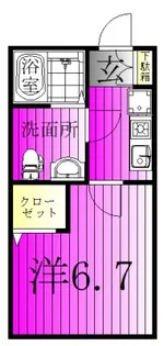 ルミエール柏【1階】の間取り