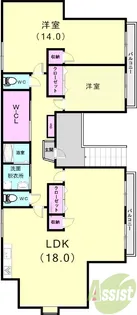 セラ西舞子IV【2階】の間取り