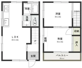 第一メゾン富士の間取り