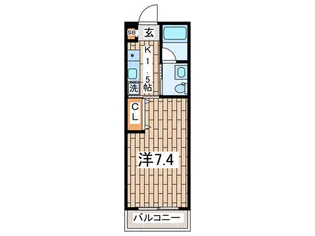 ベルヴィ能見台B棟【2階】の間取り