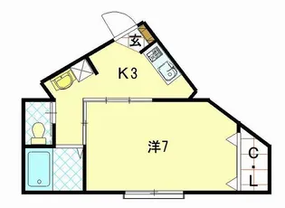レジデンス久保【2階】の間取り