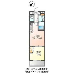 ルイーネ【1階】の間取り