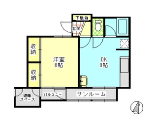 アシスト第7上越マンションII【3階】の間取り