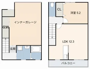 COCONEXT2【1階】の間取り