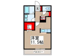 コンフォート野田B【2階】の間取り
