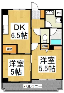 APEX志木【2階】の間取り