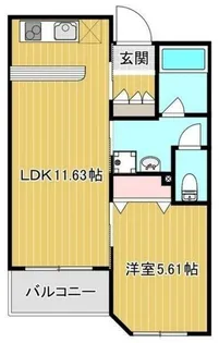 アンフィニティ【1階】の間取り