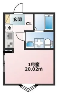 リアルコート古淵【1階】の間取り