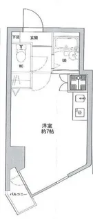 三越東中野マンション【6階】の間取り