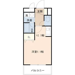 エスポワールII【3階】の間取り