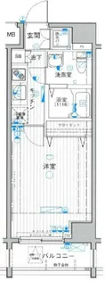パークウェル浅草弐番館【5階】の間取り
