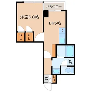 リブロイヤル【5階】の間取り