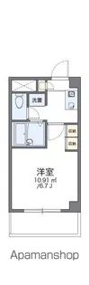 レオパレスひまわり【2階】の間取り