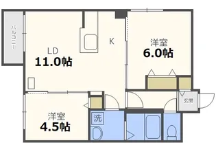 NOON栄通【3階】の間取り