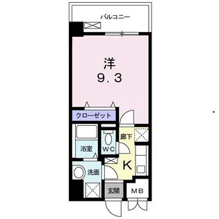 ザックス静岡駅前【11階】の間取り