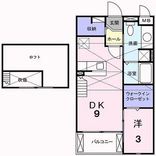 Step Koume【2階】の間取り