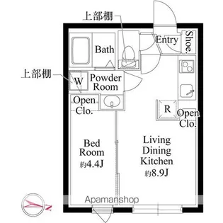 メモラ西馬込【3階】の間取り