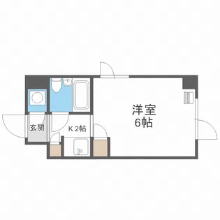 ティアラパレス北大前【7階】の間取り