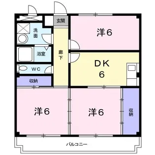 コーポ香【2階】の間取り