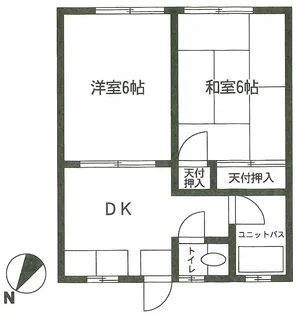 松平荘【1階】の間取り