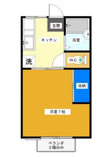 茨城県つくば市柴崎【アパート】の間取り
