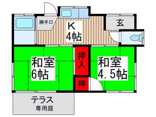 千葉県柏市豊四季【一戸建】の間取り