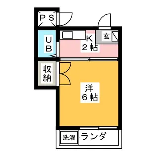 ミネックス植田【3階】の間取り