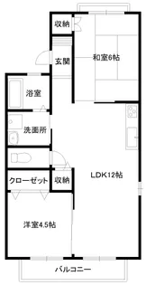 ロイヤルハイツ井上 No.1【2階】の間取り