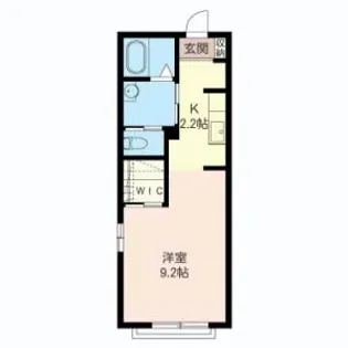 ドチェスター八幡【2階】の間取り