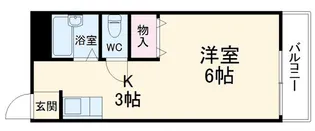 ベルシェ23【1階】の間取り